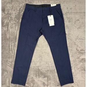 Projek Raw Pants Mens 38 Navy Bungeeflex Classic Fit Stretch Chino 146106 NWT